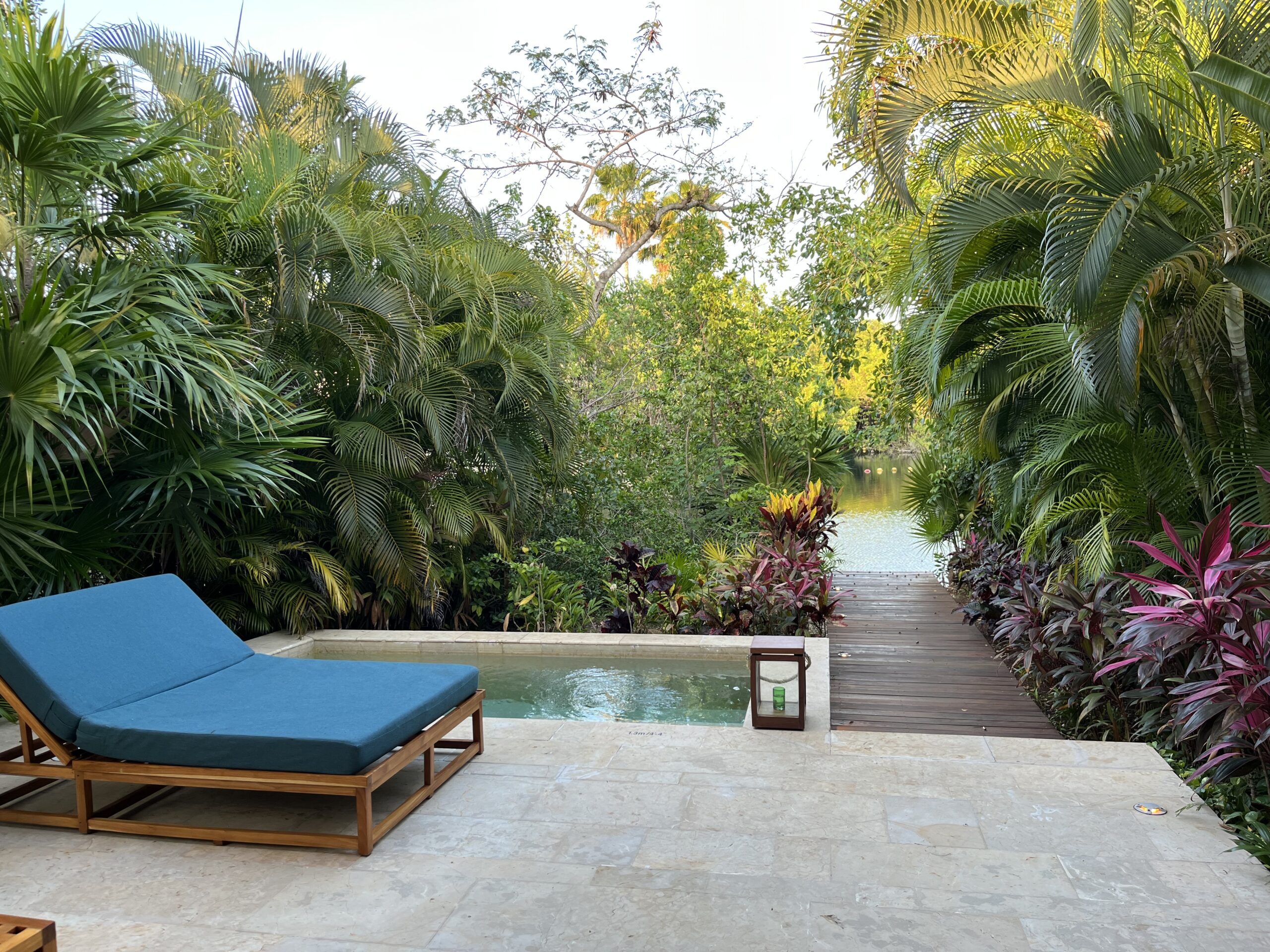 Mexico jungle plunge pool