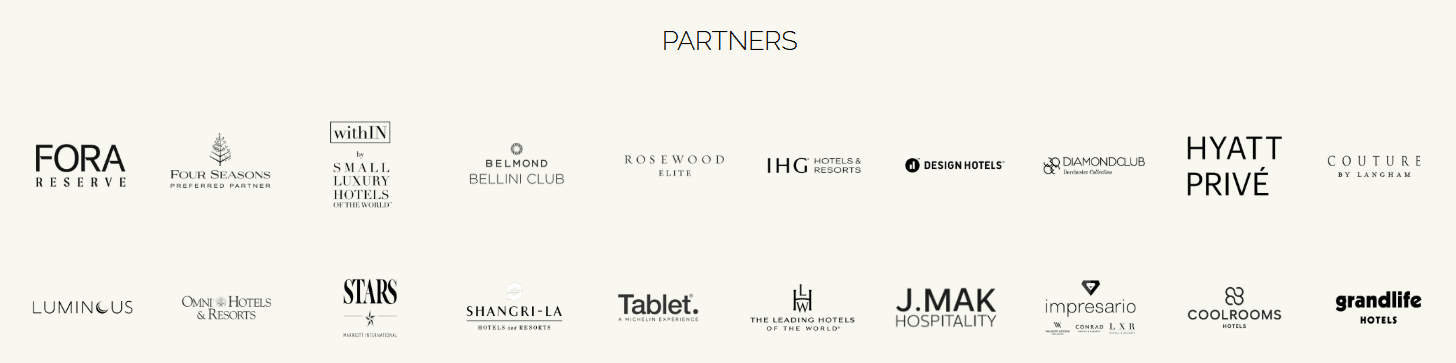 Hotel and travel brand partners